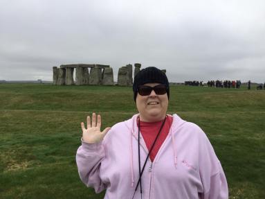Hollie at Stonehenge