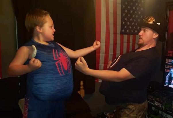 Trey and Joshy fat fighting