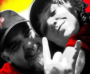 Trey and Me Red Pic for Poem Book Cover